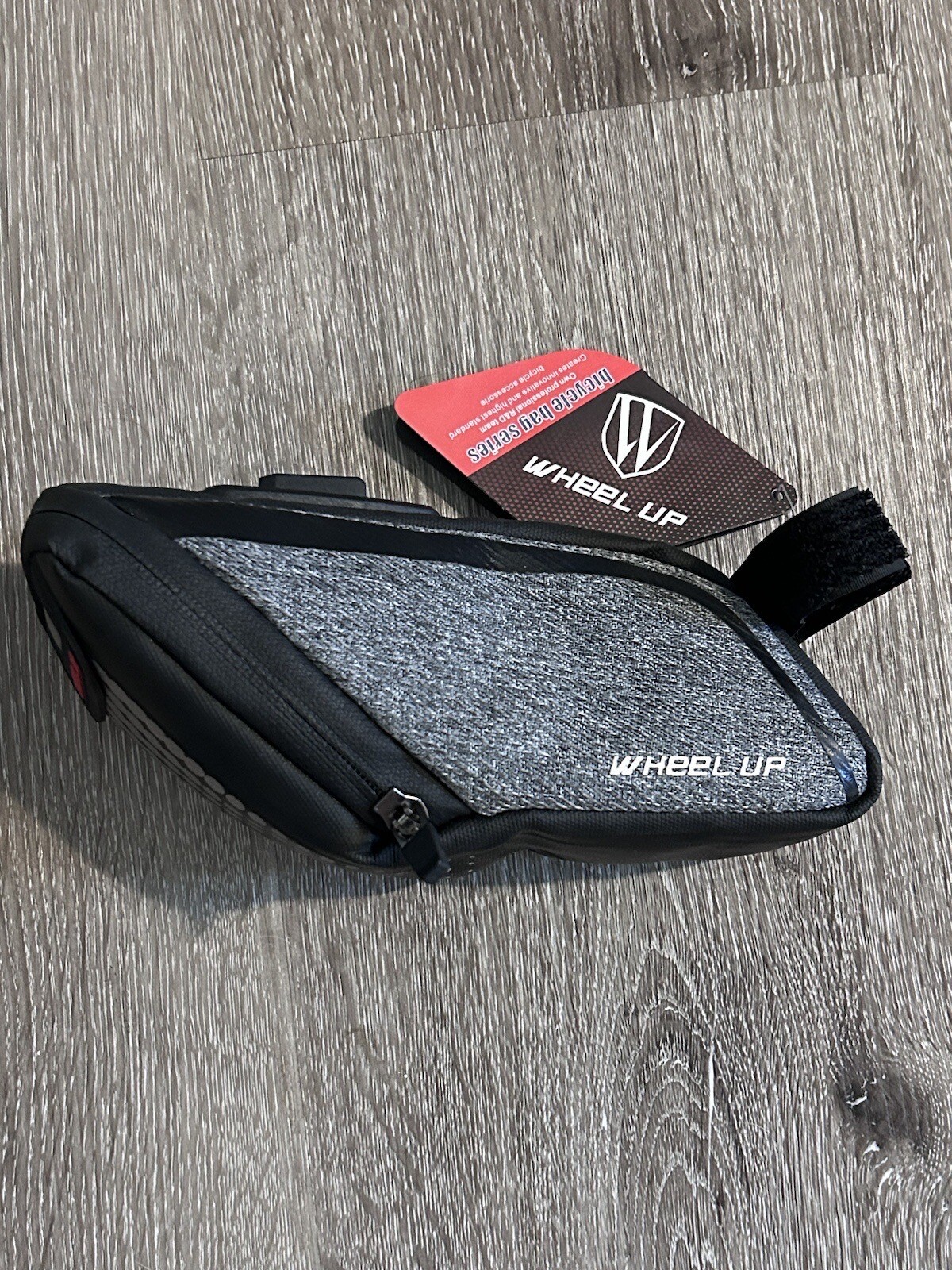 Cycling Bicycle Bag Bike Wheel Up Small Black Waterproof Rear Reflective New