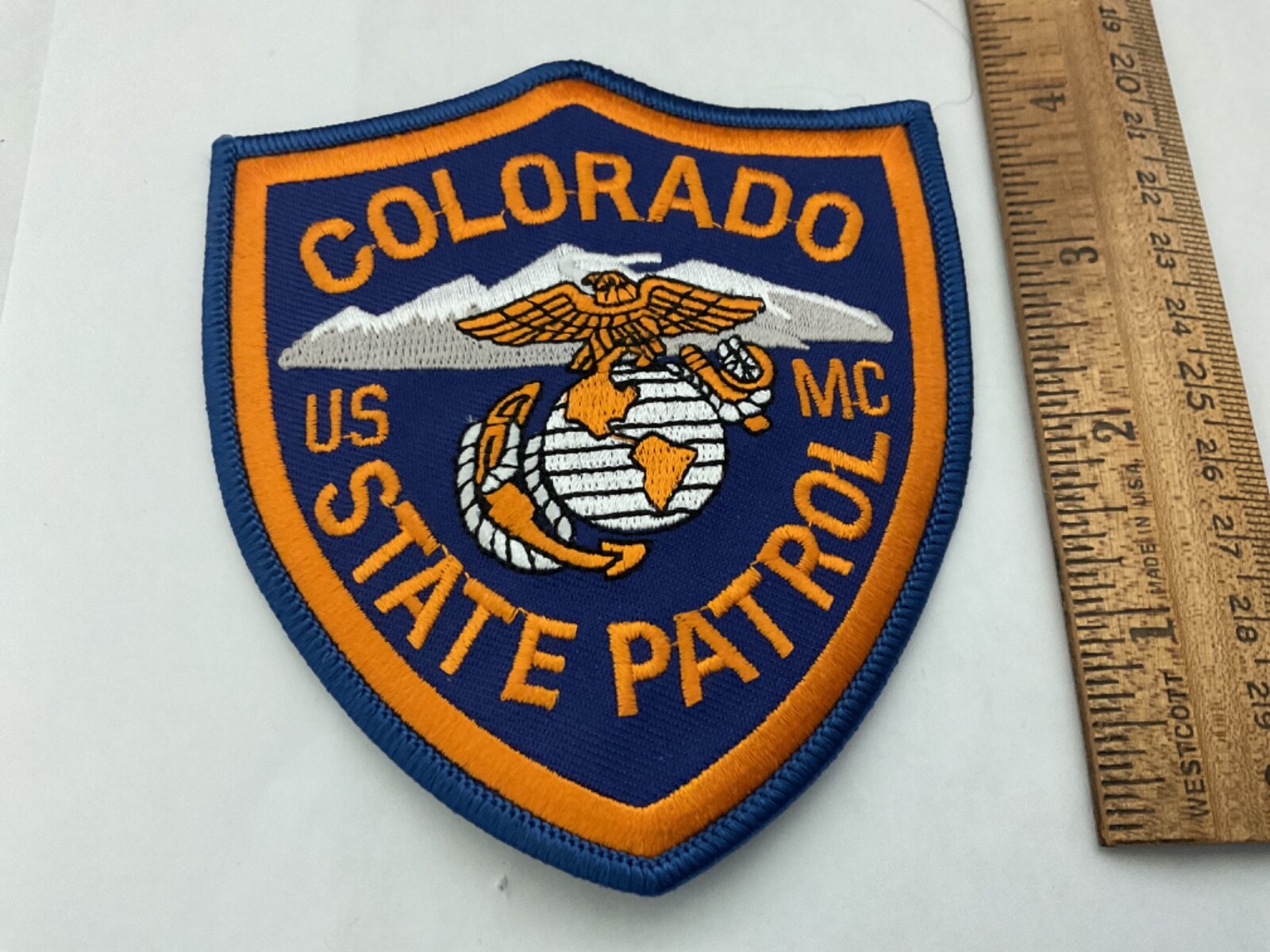 Colorado State Police USMC collectable patch new full size