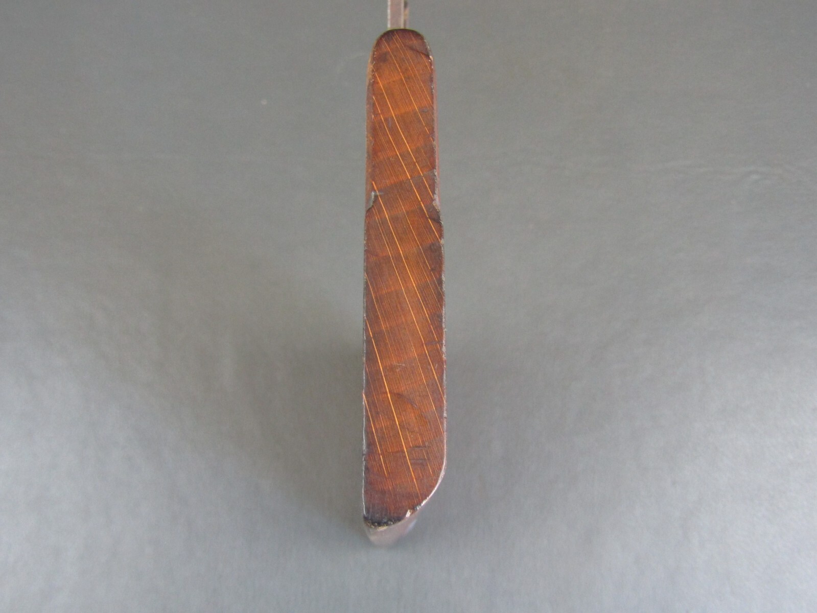 Wooden moulding side or half round plane vintage old tool