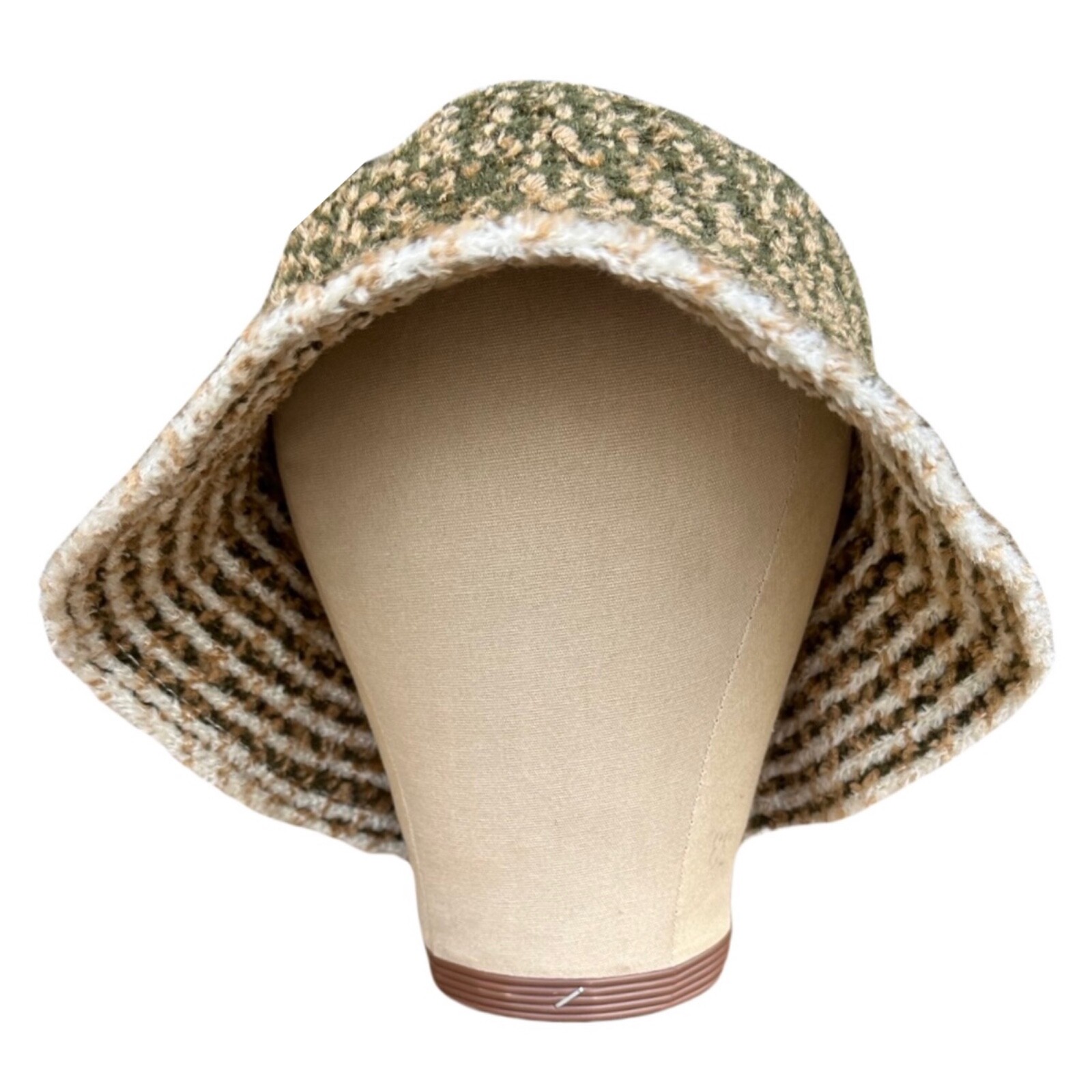 Multicolor reversible  knit hat
