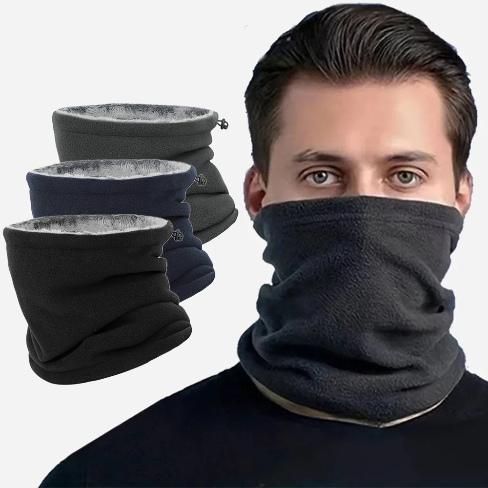 Neck Warm Winter Face Mask Windproof Thermal Fleece Ski Face Cover for Men Women