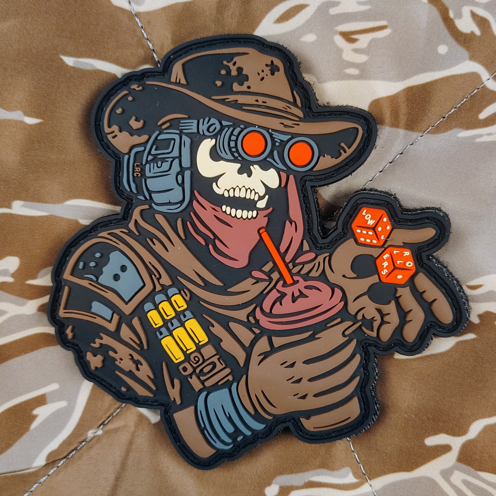 Wasteland Kooks x Low Rollers Club LRC - Ghoul PVC Patch - Not SupDef WRMFZY BSC