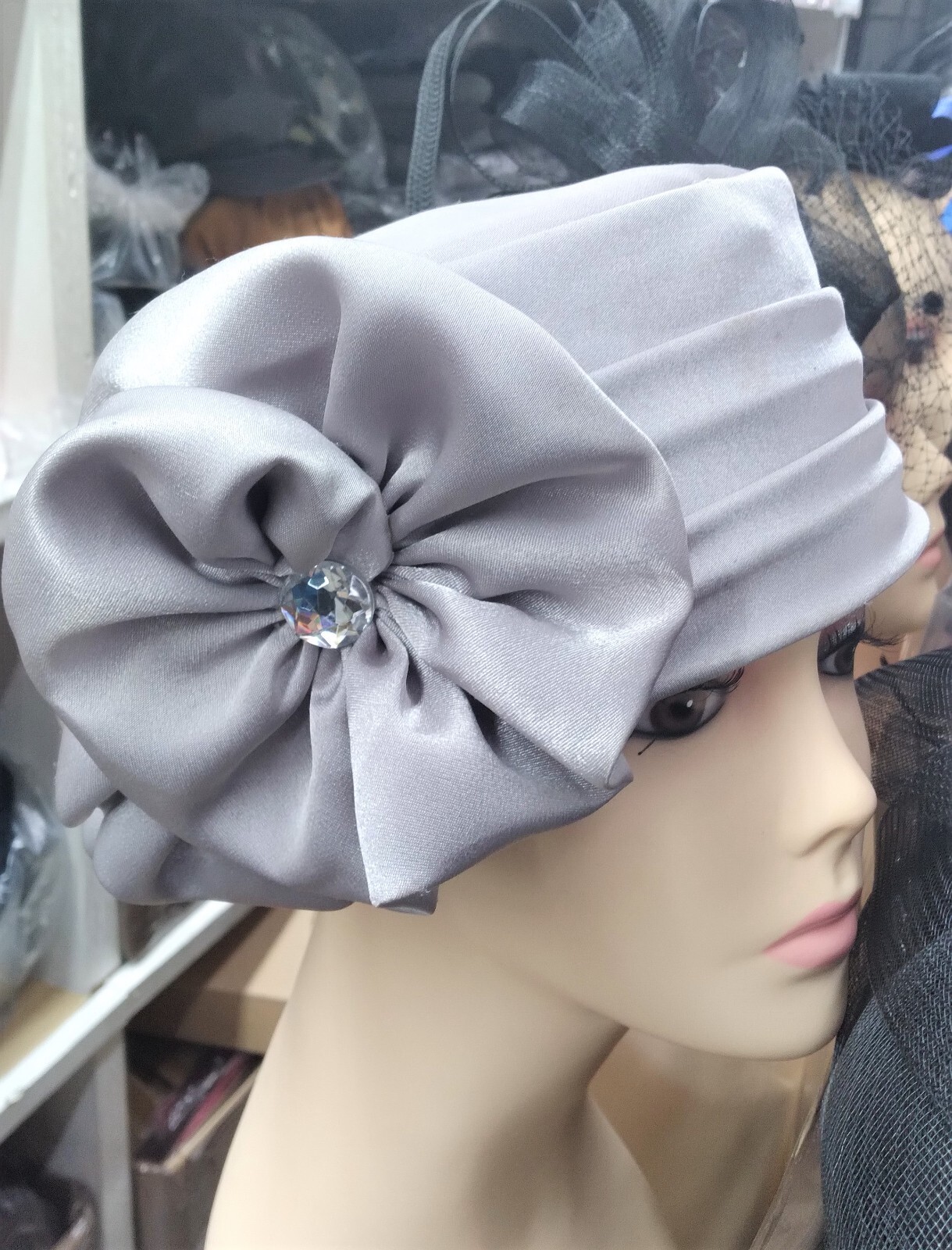 Silk Beret Bucket Tablet Kentucky Derby Wedding Hat Church Dressy Cocktail Party