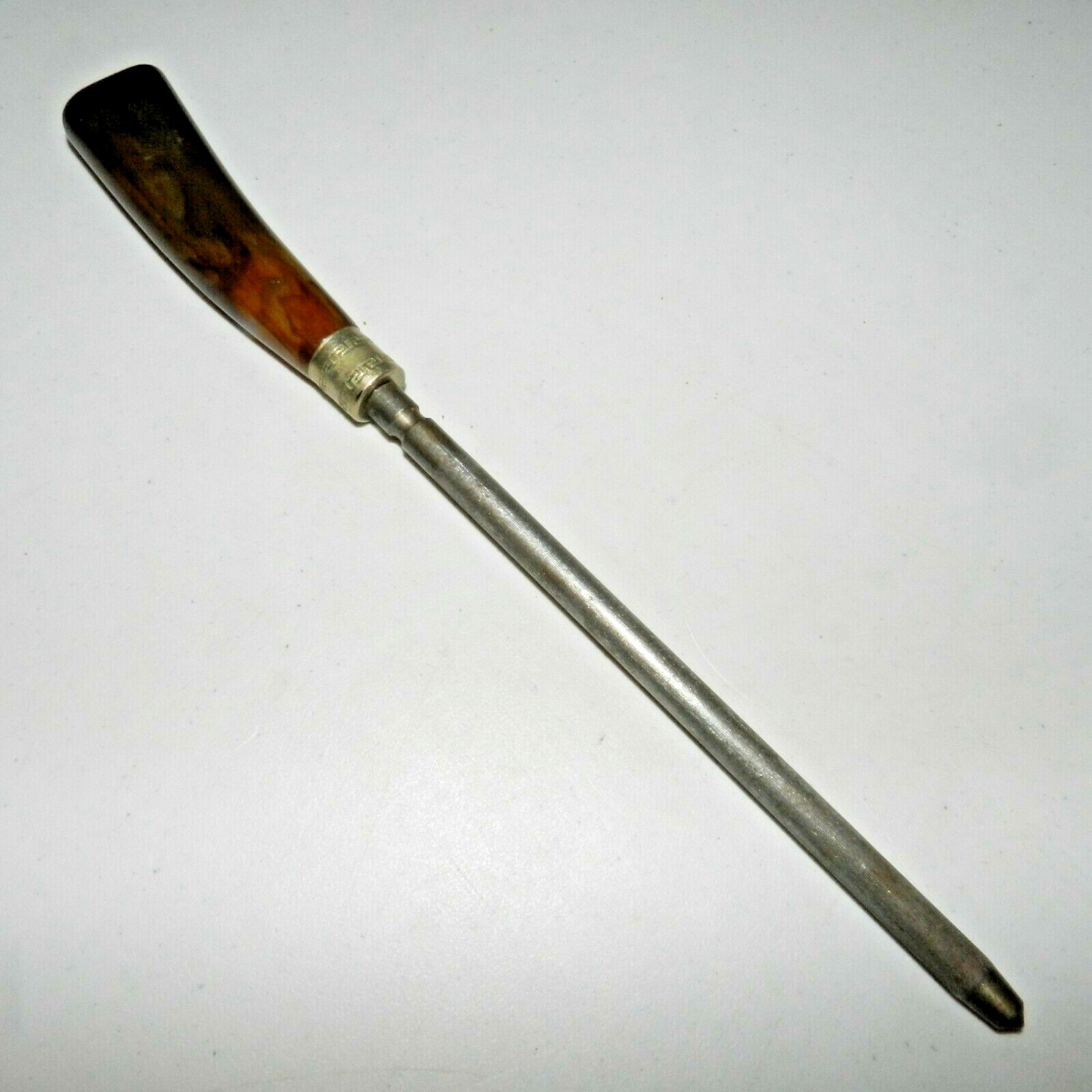 VTG KNIFE STERLING SHARPENING STEEL BAKELITE HANDLE