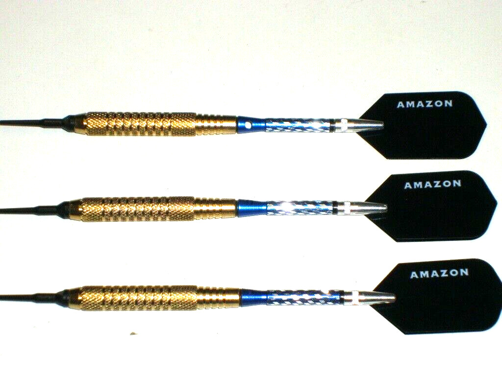 Soft Tip Darts, New 16 Gram Brass with Aluminum Spinning Shafts #3731