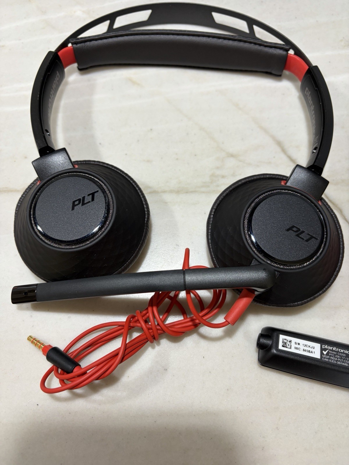 Plantronics C5220T Headset W/ C5200 USB Adapter