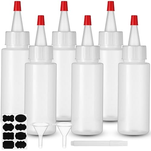 Pcs Plastic Squeeze Bottles small squeeze bottles with Dust 2 oz 6 Classic