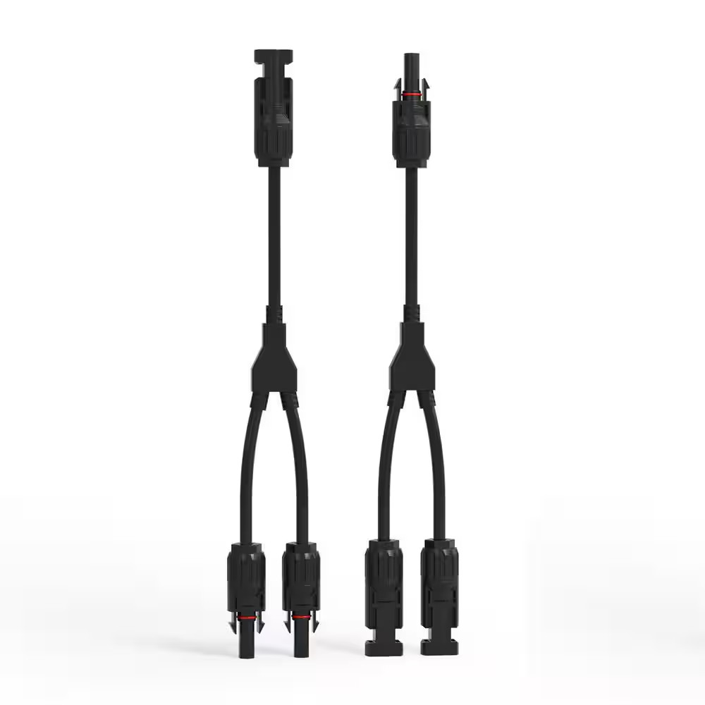 Renogy Solar Connectors Y Branch Parallel Adapter Cable MMF+FFM Pair NEW