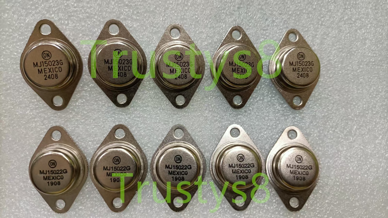 5 PAIRS(10PCS) MJ15022/MJ15023 MJ15022G/MJ15023 NEW Transistor MOTOROLA/ON TO-3