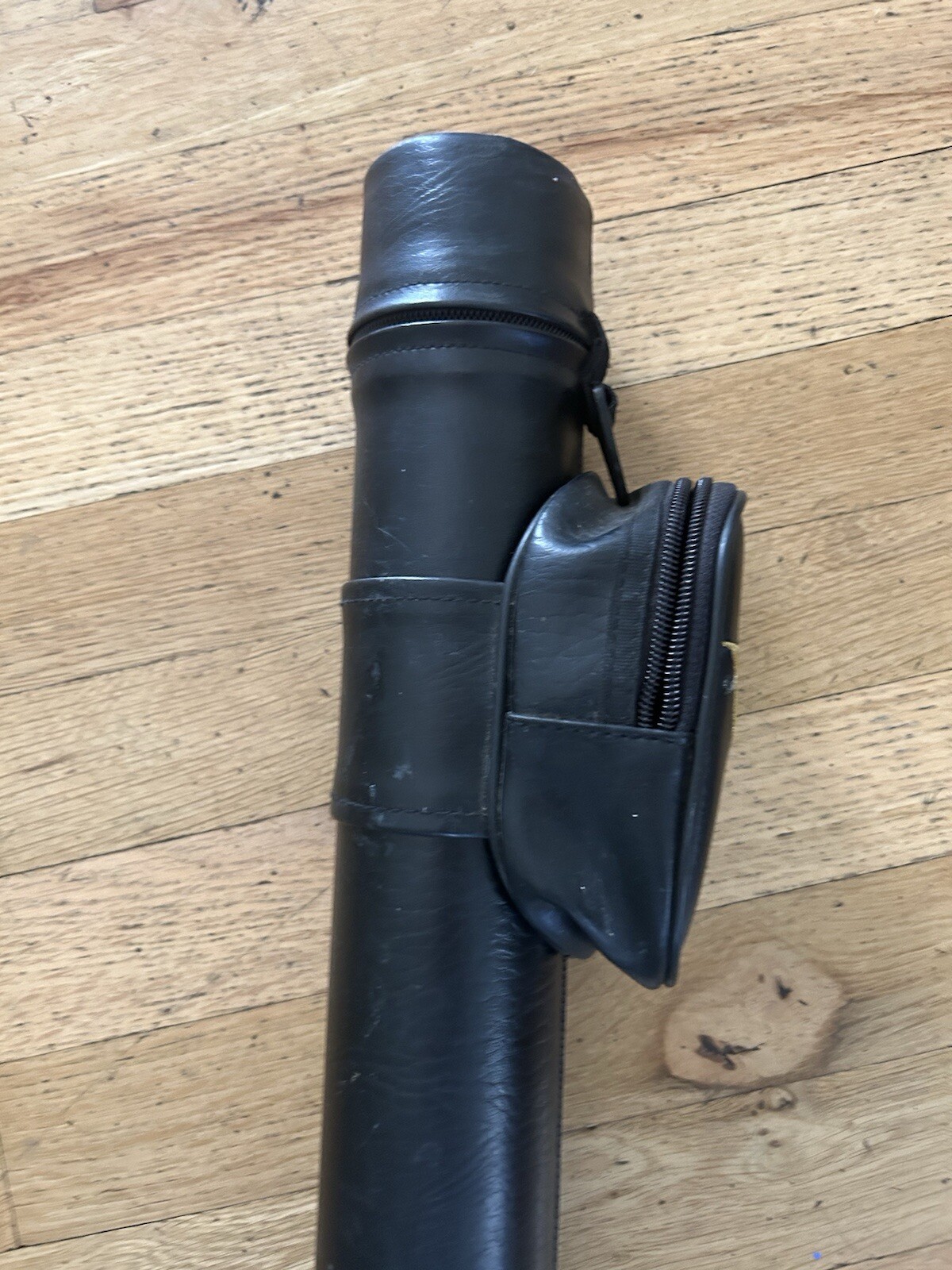Viper Q-Vault Cue Stick Case No Strap Light Stain Zipper Pull Missing