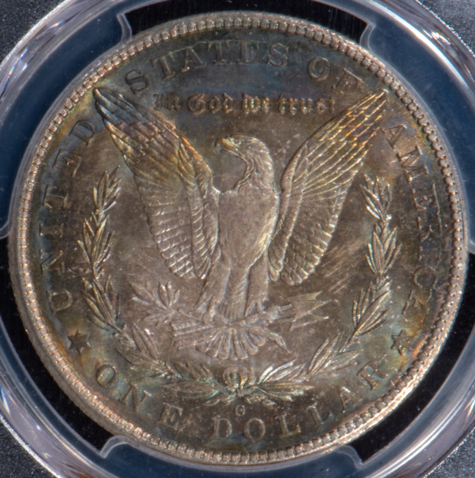 1904-O Morgan Silver Dollar MS 64 Full Reverse Toning