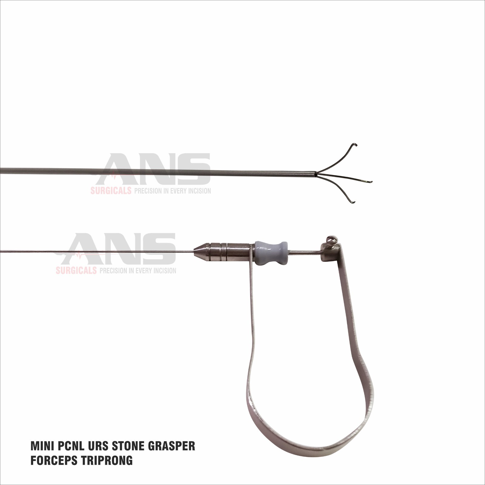 ANS Mini Pcnl Stone Grasper U /H Triprong 3Fr/35cm