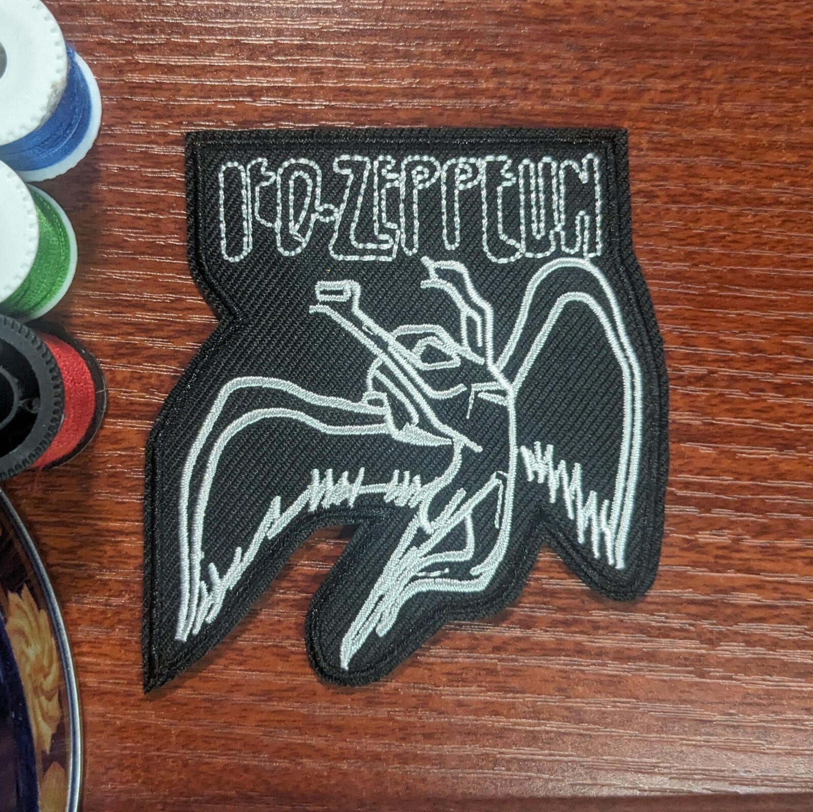 Led Zeppelin Patch Classic Rock Blues Metal Punk Embroidered Iron On 3.25x3"