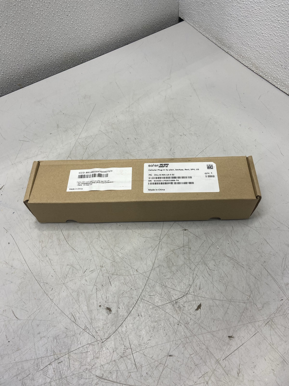 Solar Edge Residential Cellular Plug-In Modem CELL-B-R05-US-S-S2