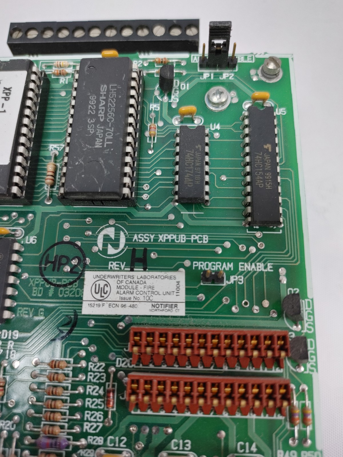 Notifier XPPUB-PCB REV H Fire Alarm Power Supply