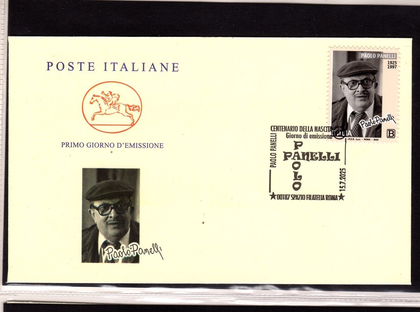 First Day Cover Italy Cavallino 2025 Paolo Panelli Used