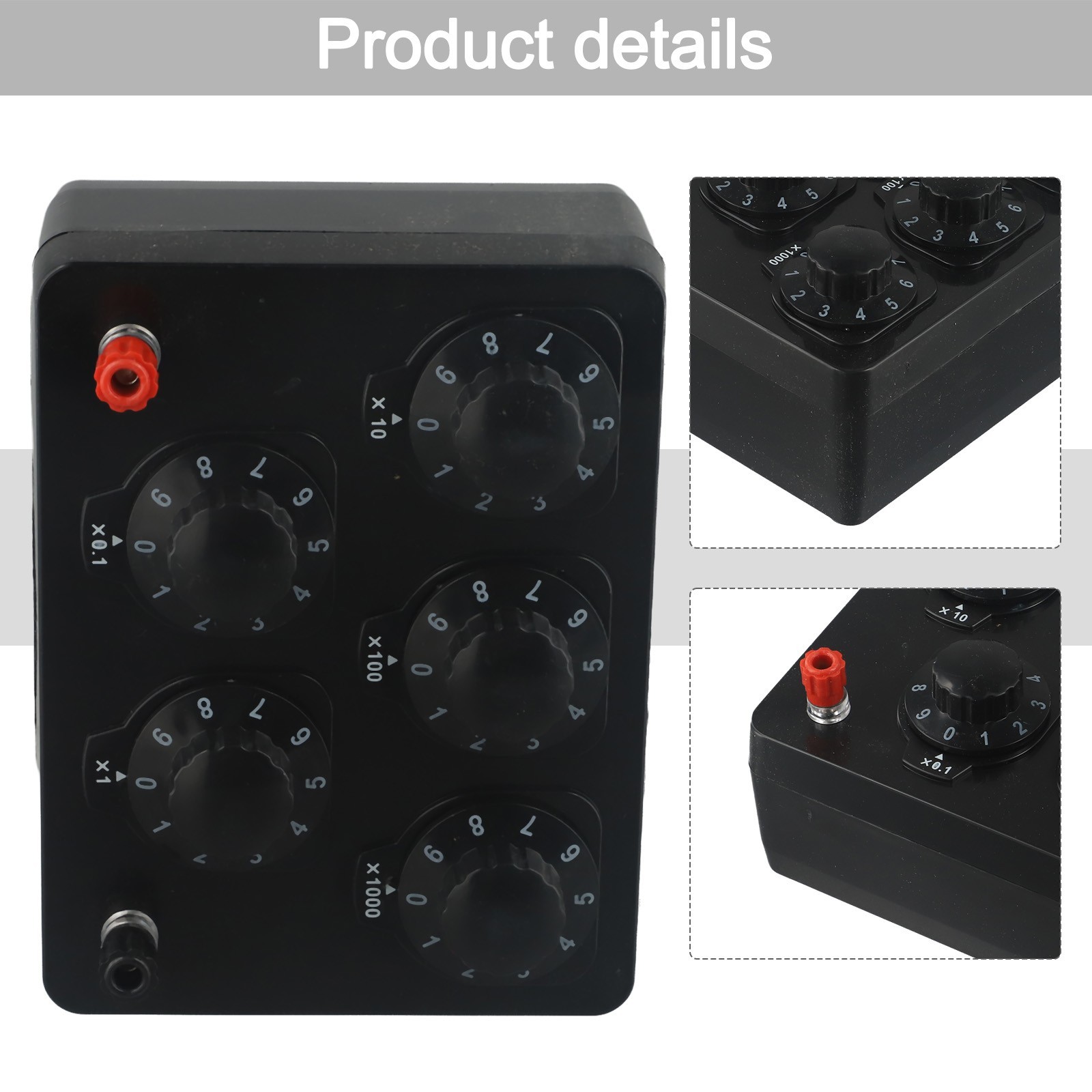 Resistance Box 5 Switchable Ranges Decade Boxes Experimental Equipment