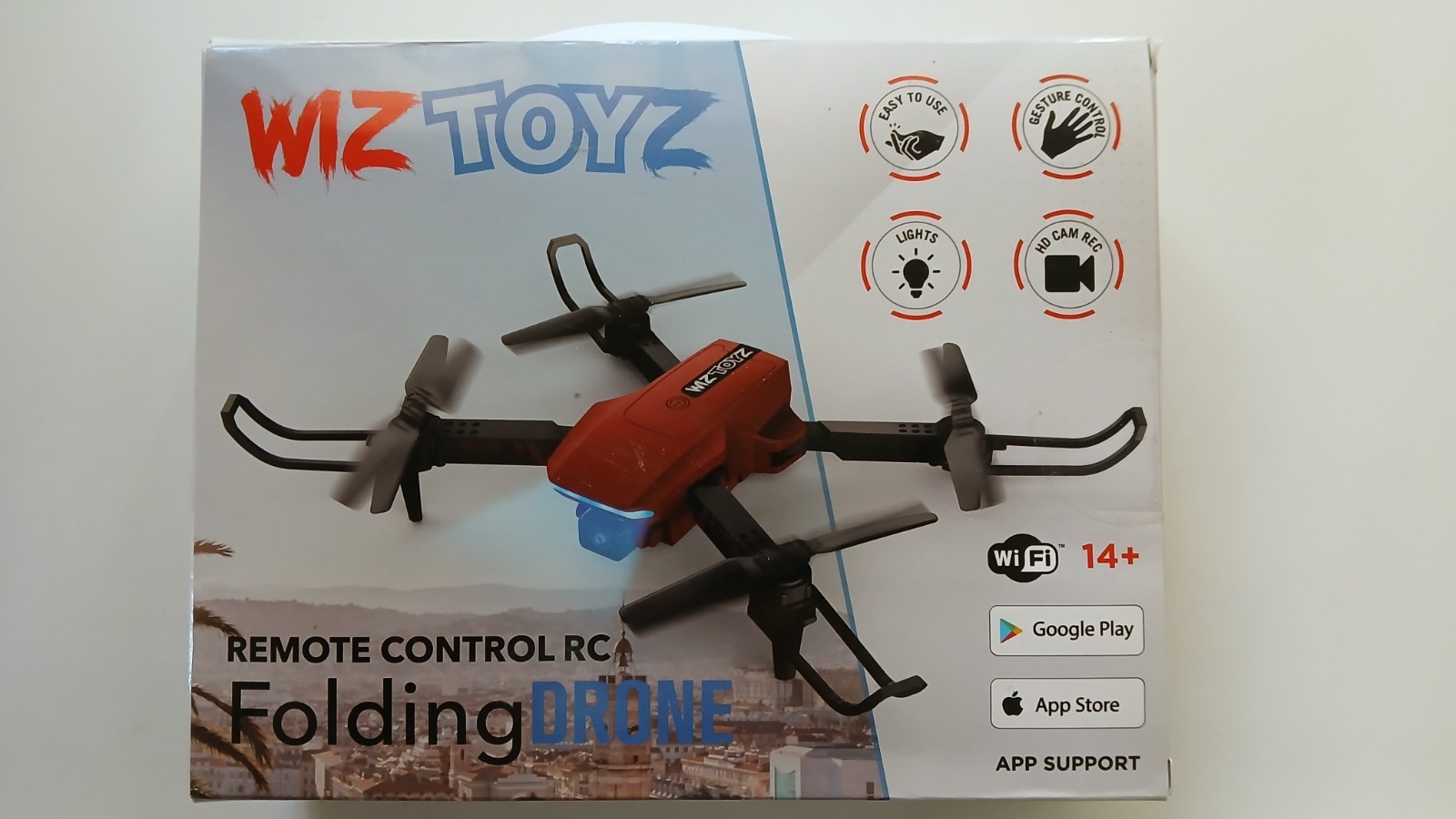 Wiz Toys Remote Control Folding Drone With Camera - BRAND NEW