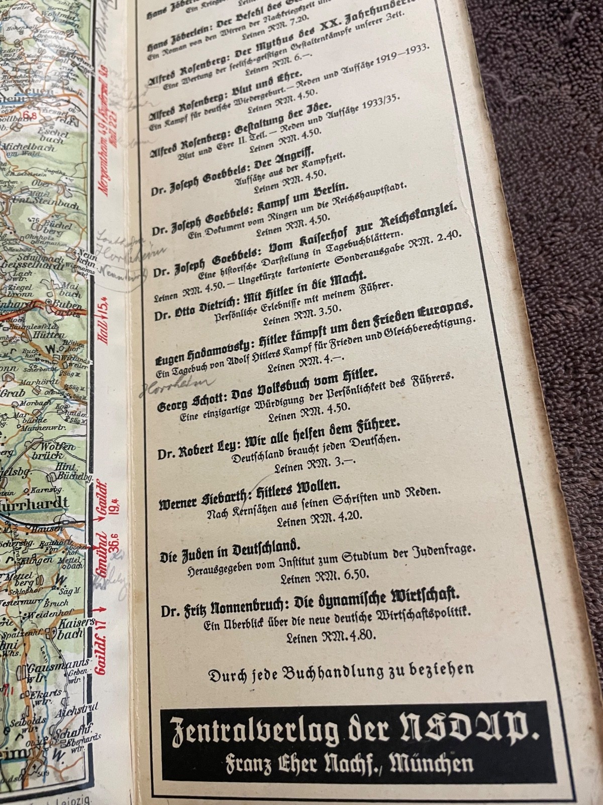 GERMAN WW2 ROAD MAP