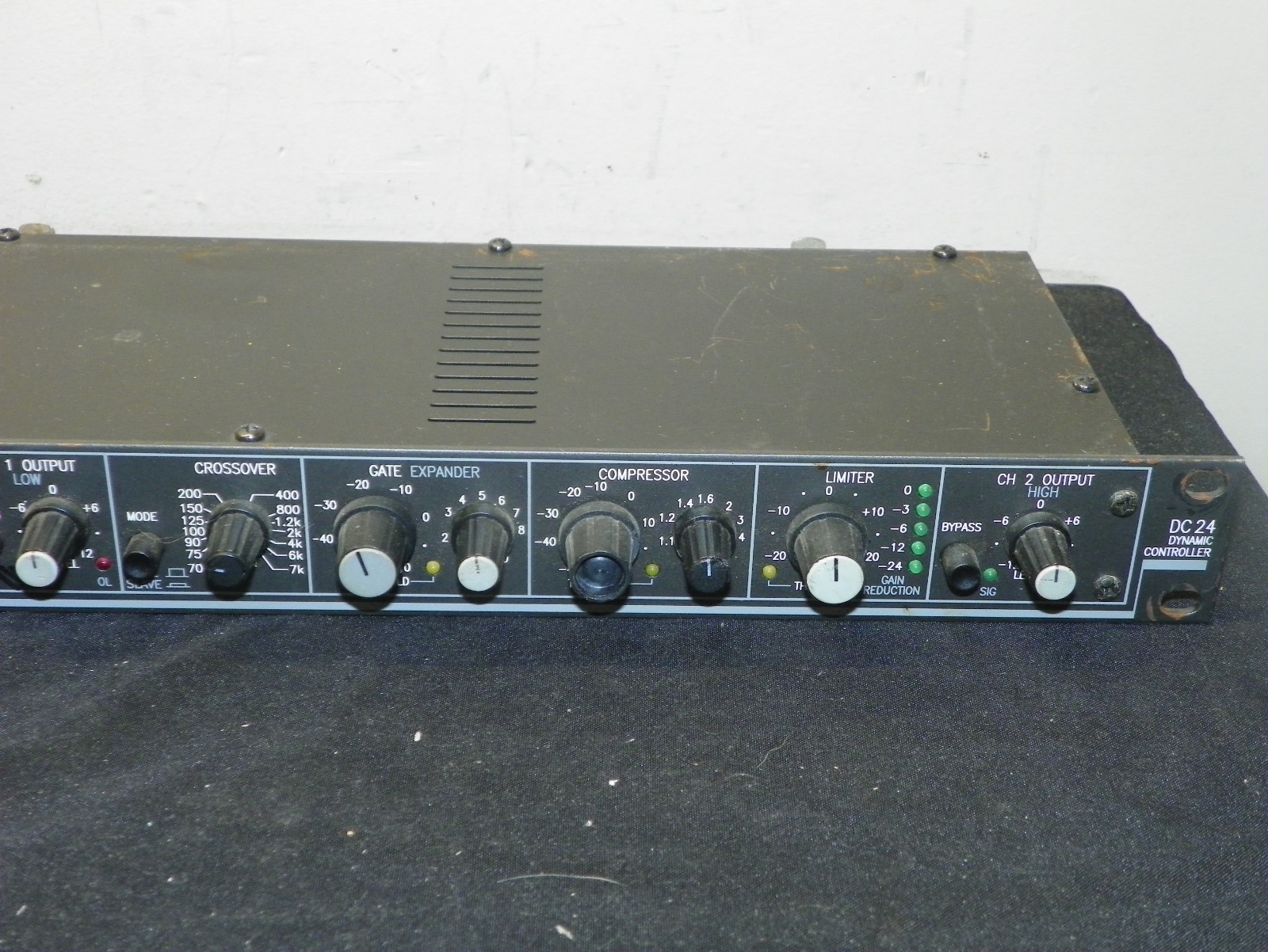 Untested Rane DC 24 Dynamic Controller Gate Expander Limiter Compressor