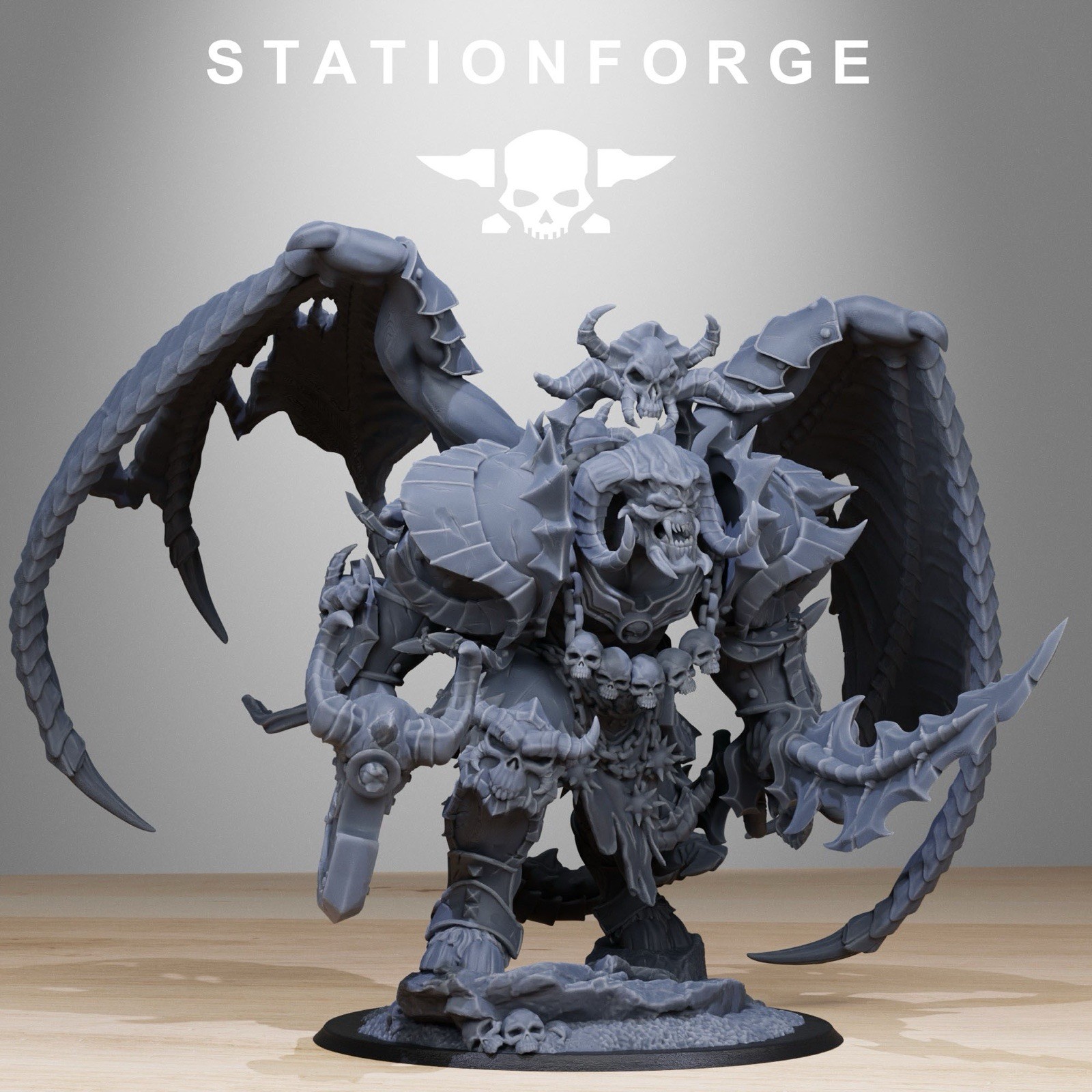 Corrupted Demon, Chaos Prince, Marine Core, Stationforge