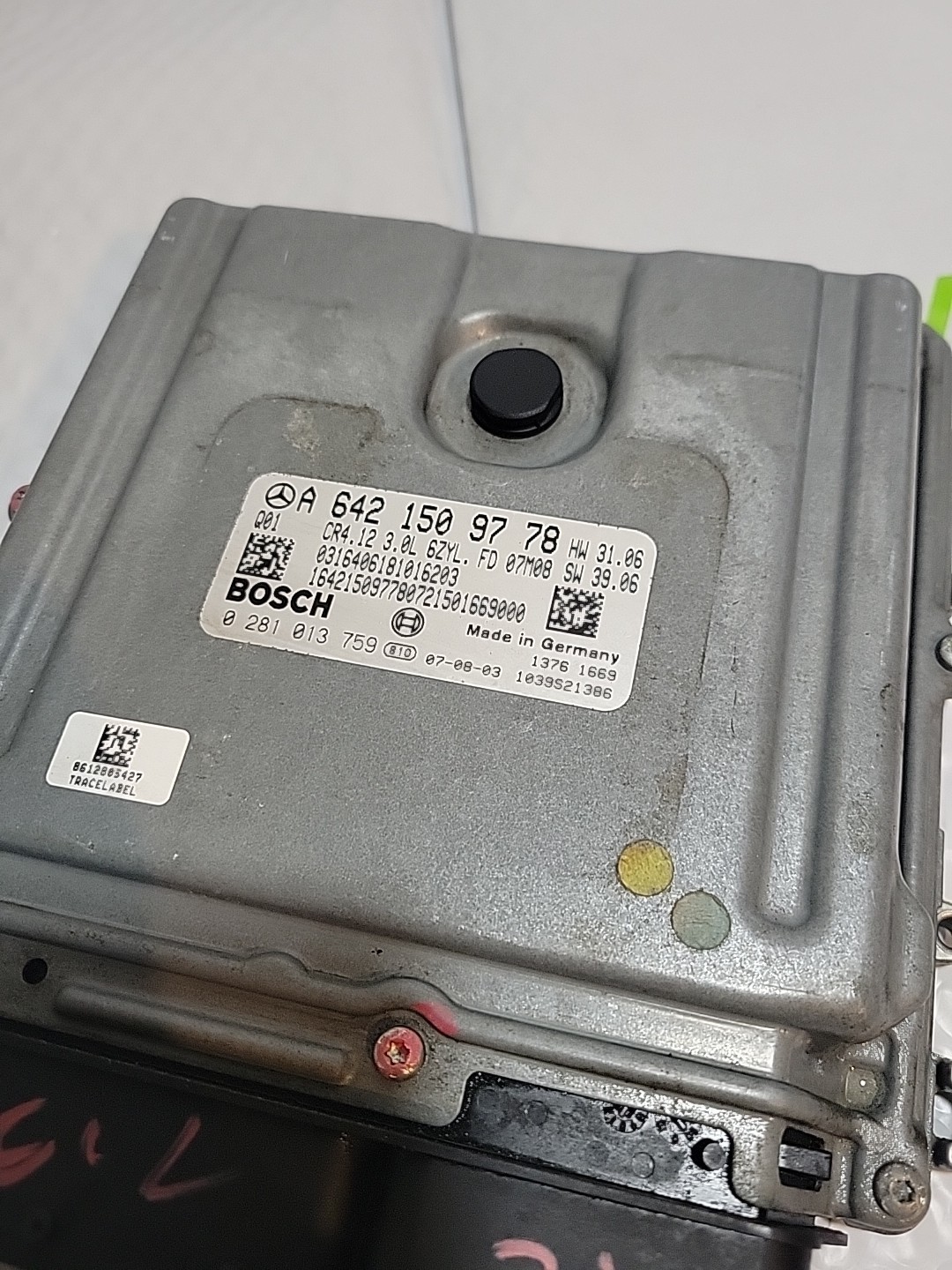 2008 08 Mercedes-Benz ML320 CDI Diesel Engine Control Module A 642 150 97 78 ✅
