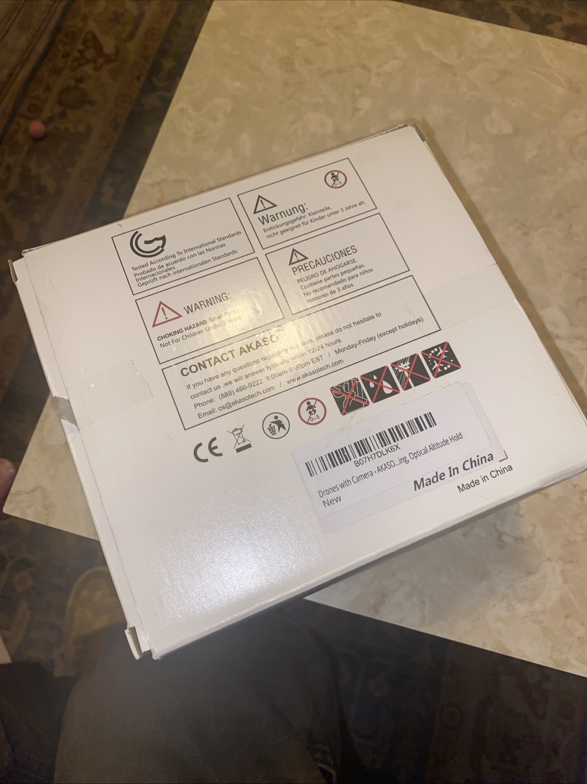AKASO A21 Quadcopter Drone With Camera New Remote Control In Box