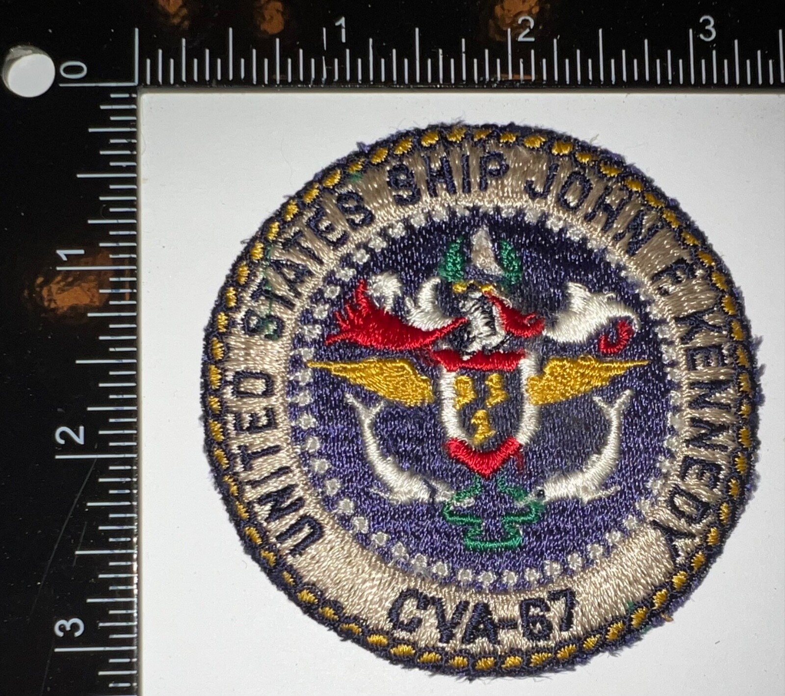 Cold War USN US Navy USS JFK John Kennedy CVA-67 Patch