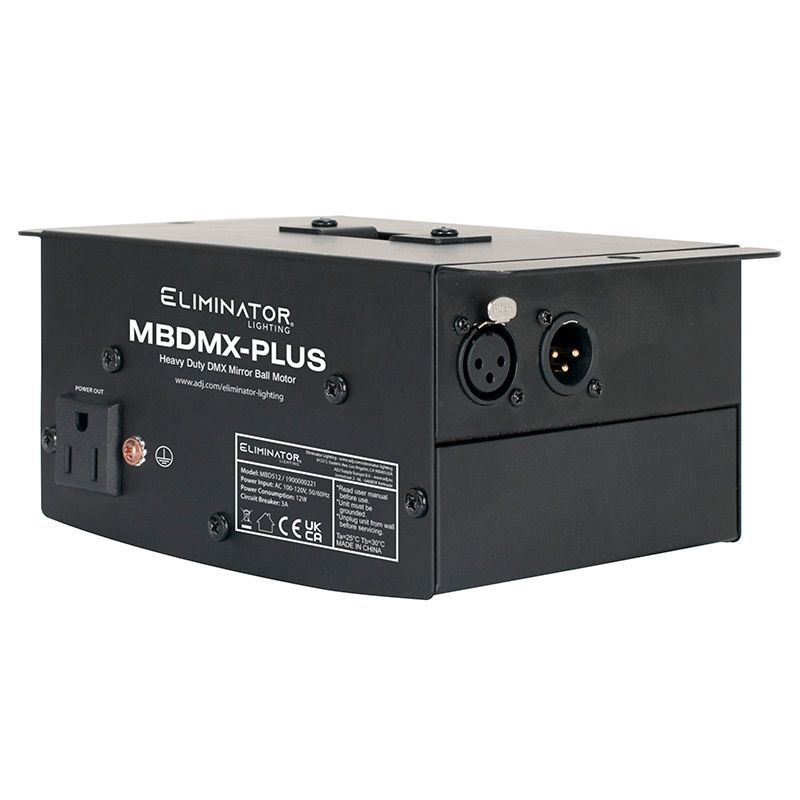 Eliminator Lighting MBDMX-PLUS Heavy Duty DMX Mirror Ball