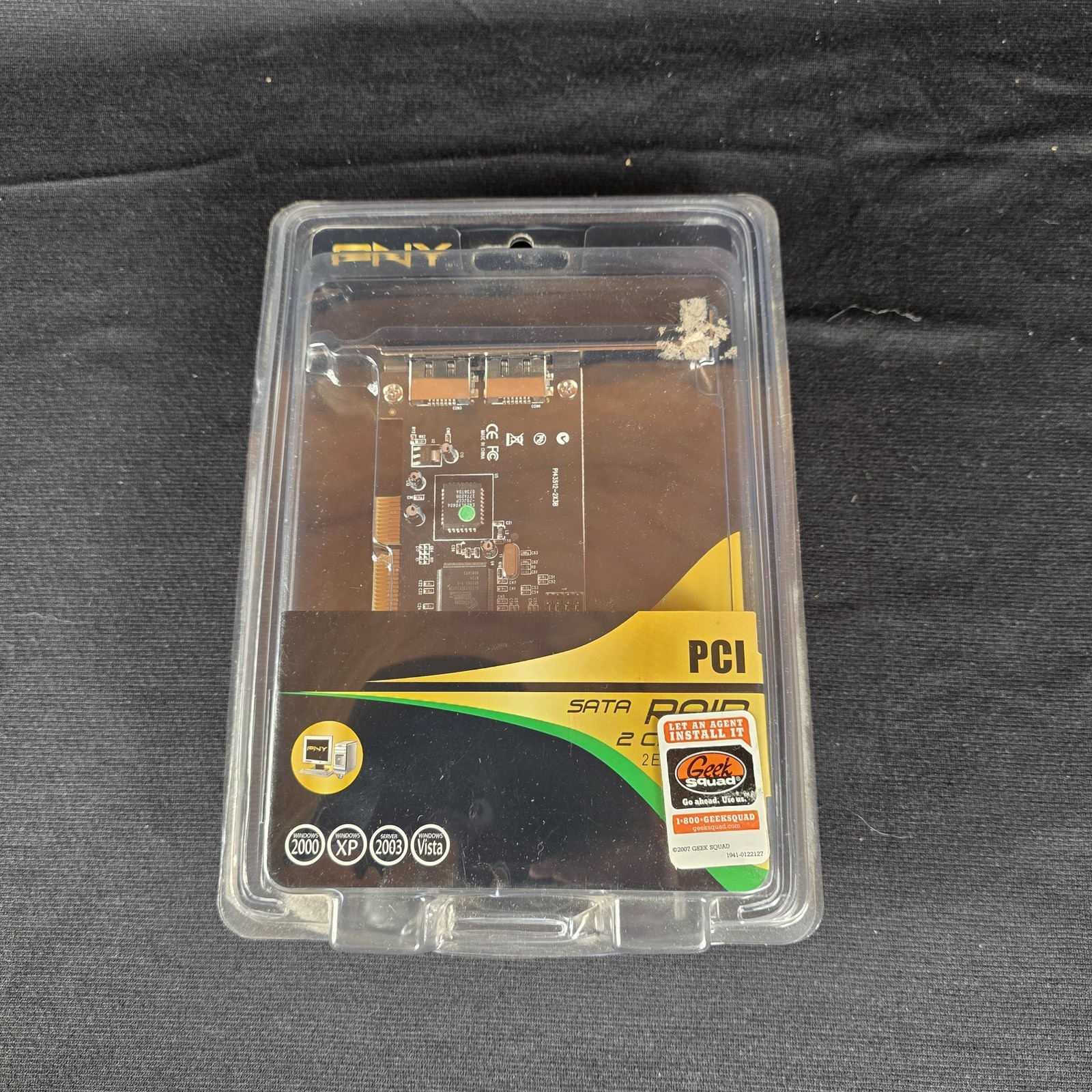 PNY PCI SATA RAID Controller Card 2-Port Internal/External 150MB/s