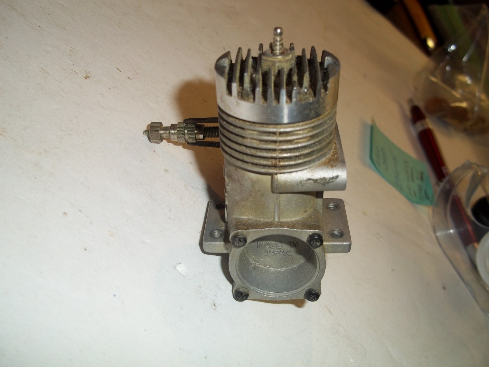 OS 25 MAX VINTAGE REMOTE CONTROL MODEL AIRPLANE ENGINE GREAT CONDITION