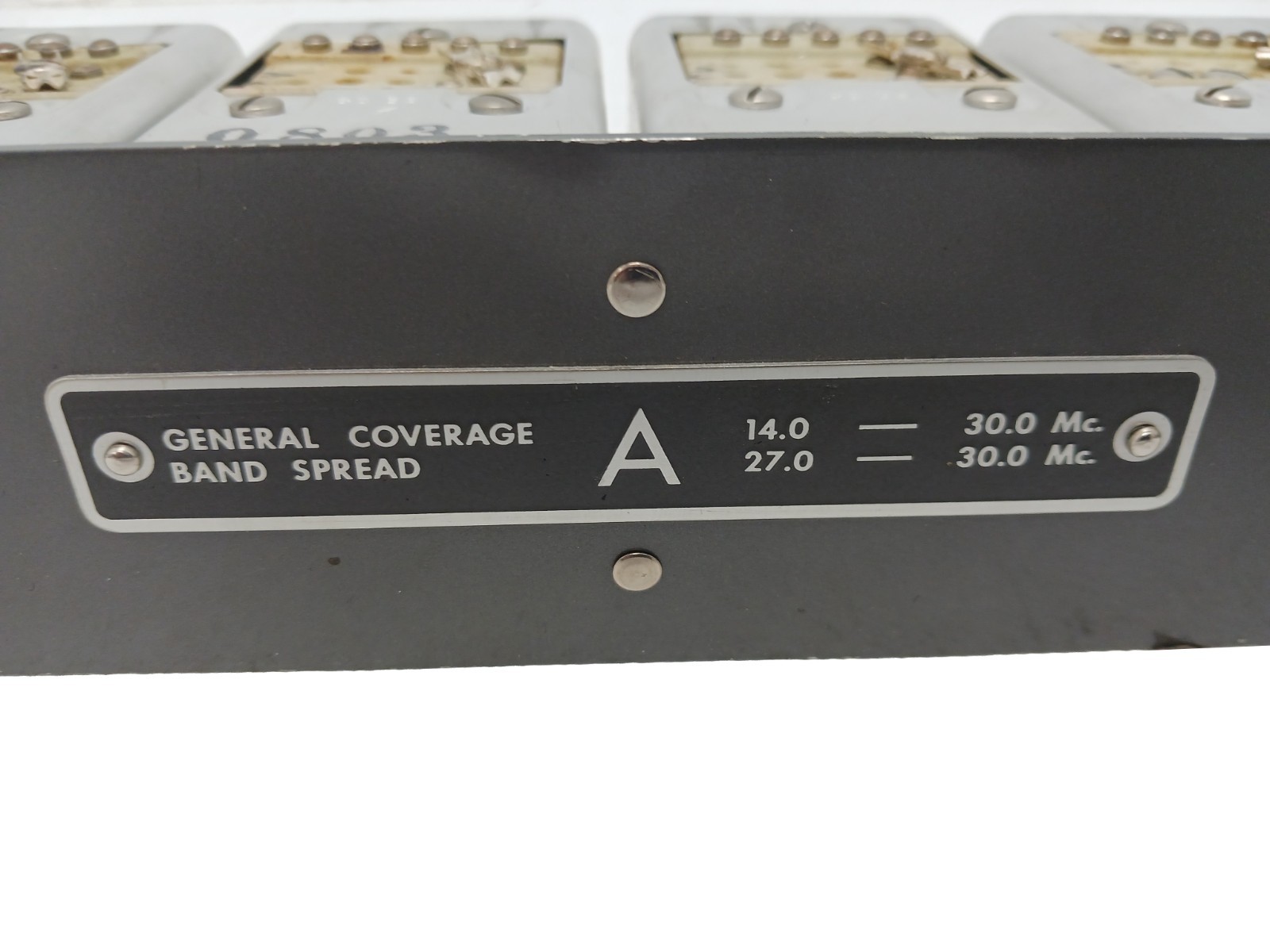 National HRO-60 Coil General Coverage A Plug-in Tuning Coil Set
