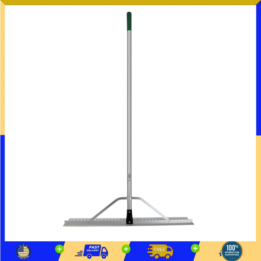 Expert Gardener Heavy Duty Landscaping Rake 24 Inch Steel Head