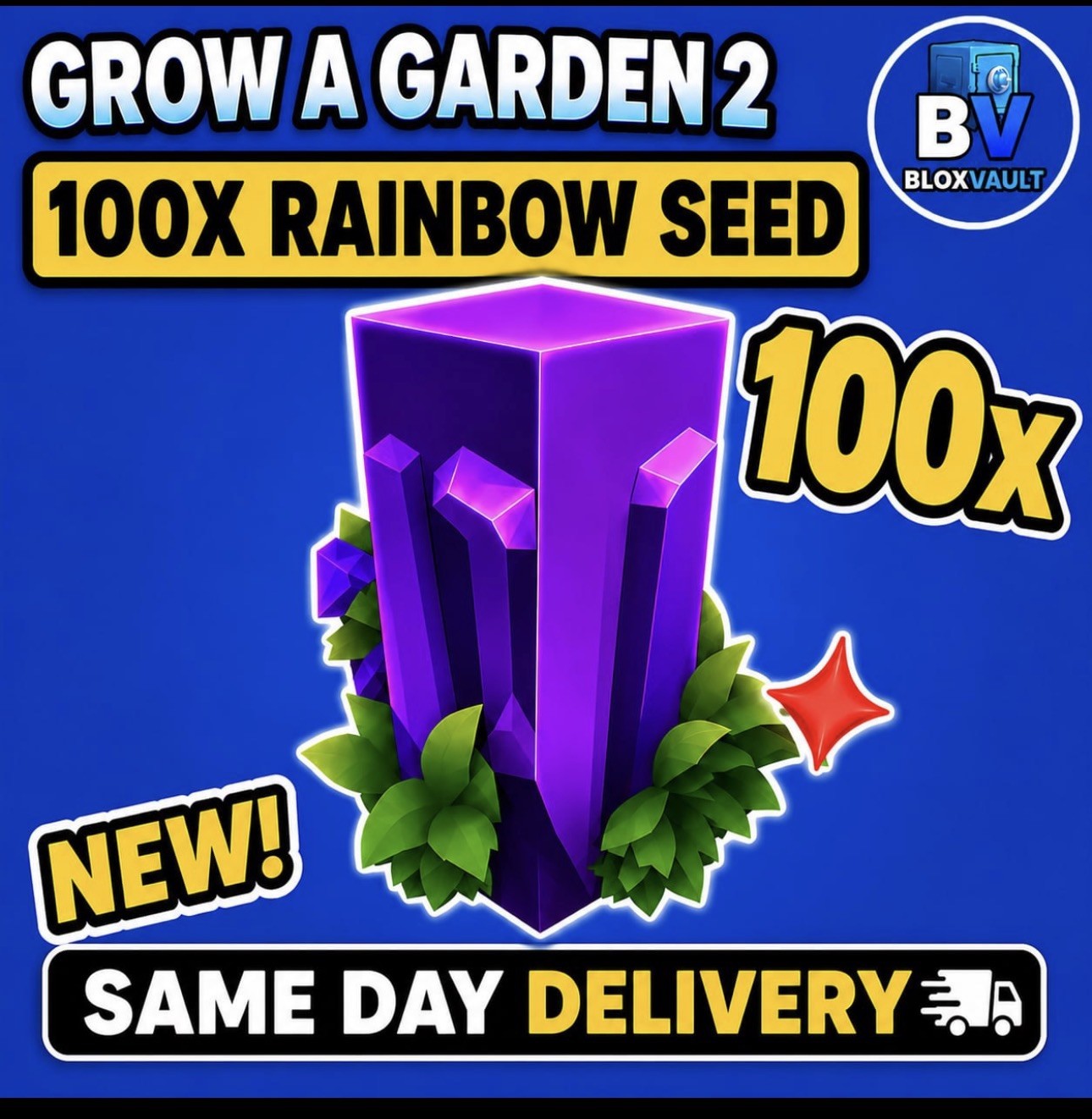 🪴Grow a Garden 2 | 100X Rainbow Seeds | BRAND NEW | CHEAPEST + FAST DELIVERY🪴