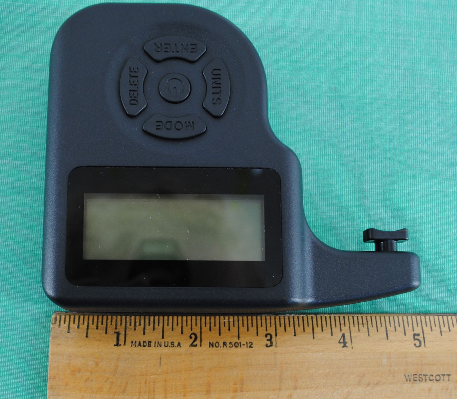 Digital Thickness Gauge Meter LCD Display Portable Measuring Tool Black Powers