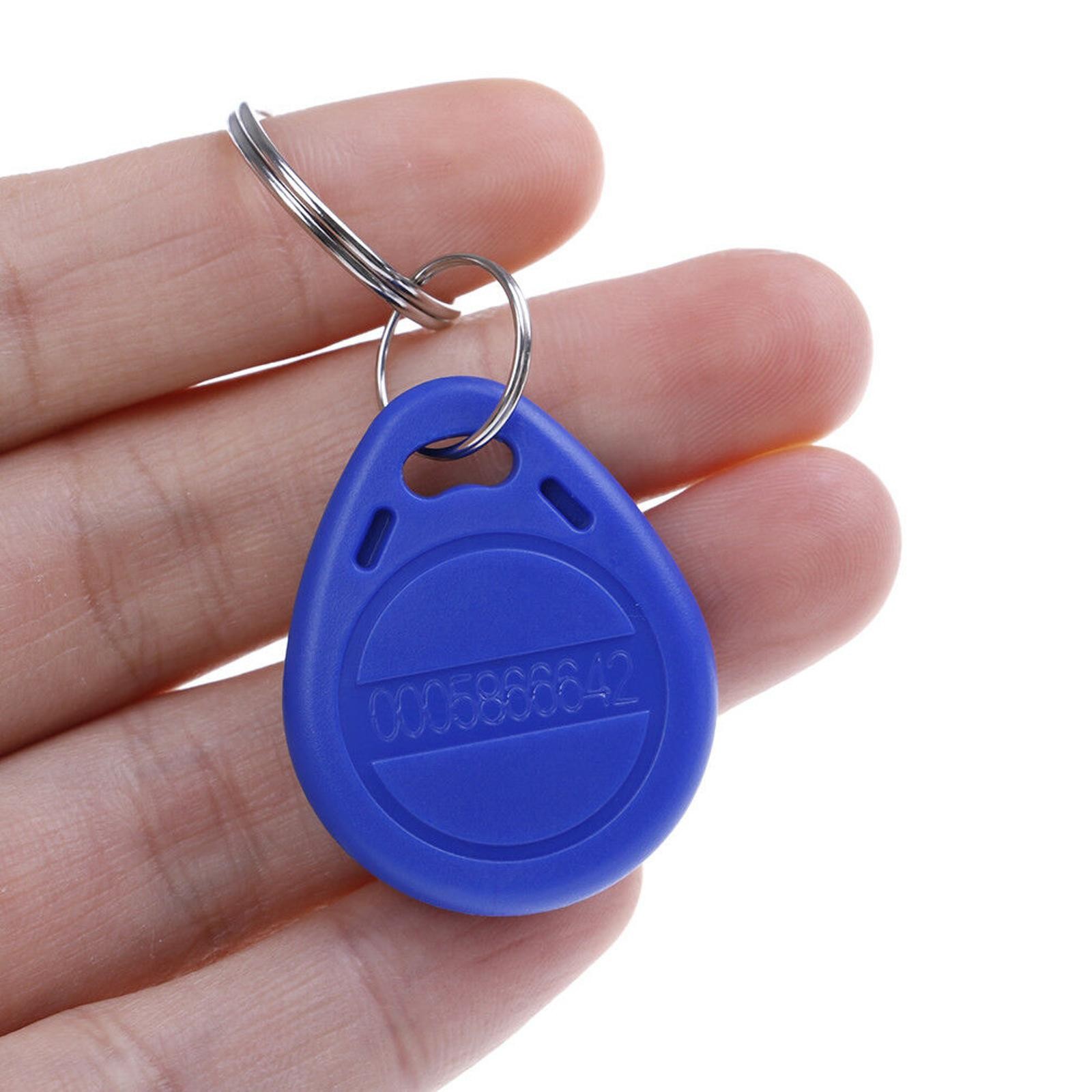 10Pack TK4100 keychains 125KHZ RFID proximity id card token tags key fobs