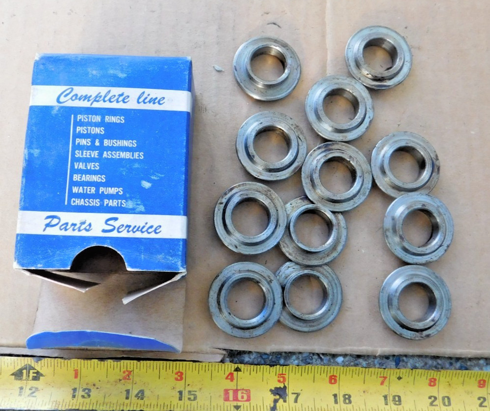 12 NEW UPPER VALVE SPRING RETAINERS 1949-51 LINCOLN 1948-51 FORD F1 F2 TRUCKS