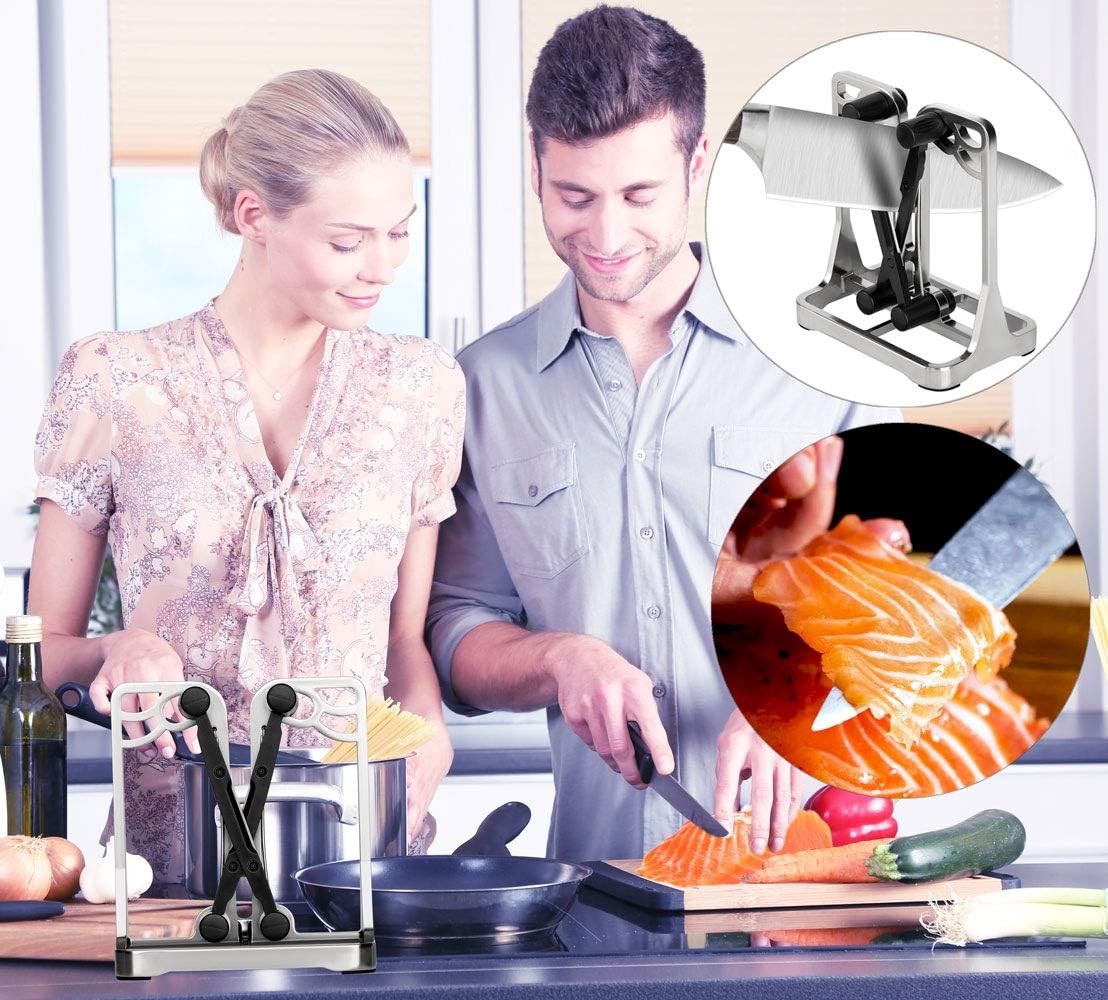 Knife Sharpener 3-Stage - Professional Kitchen Sharpening Tool