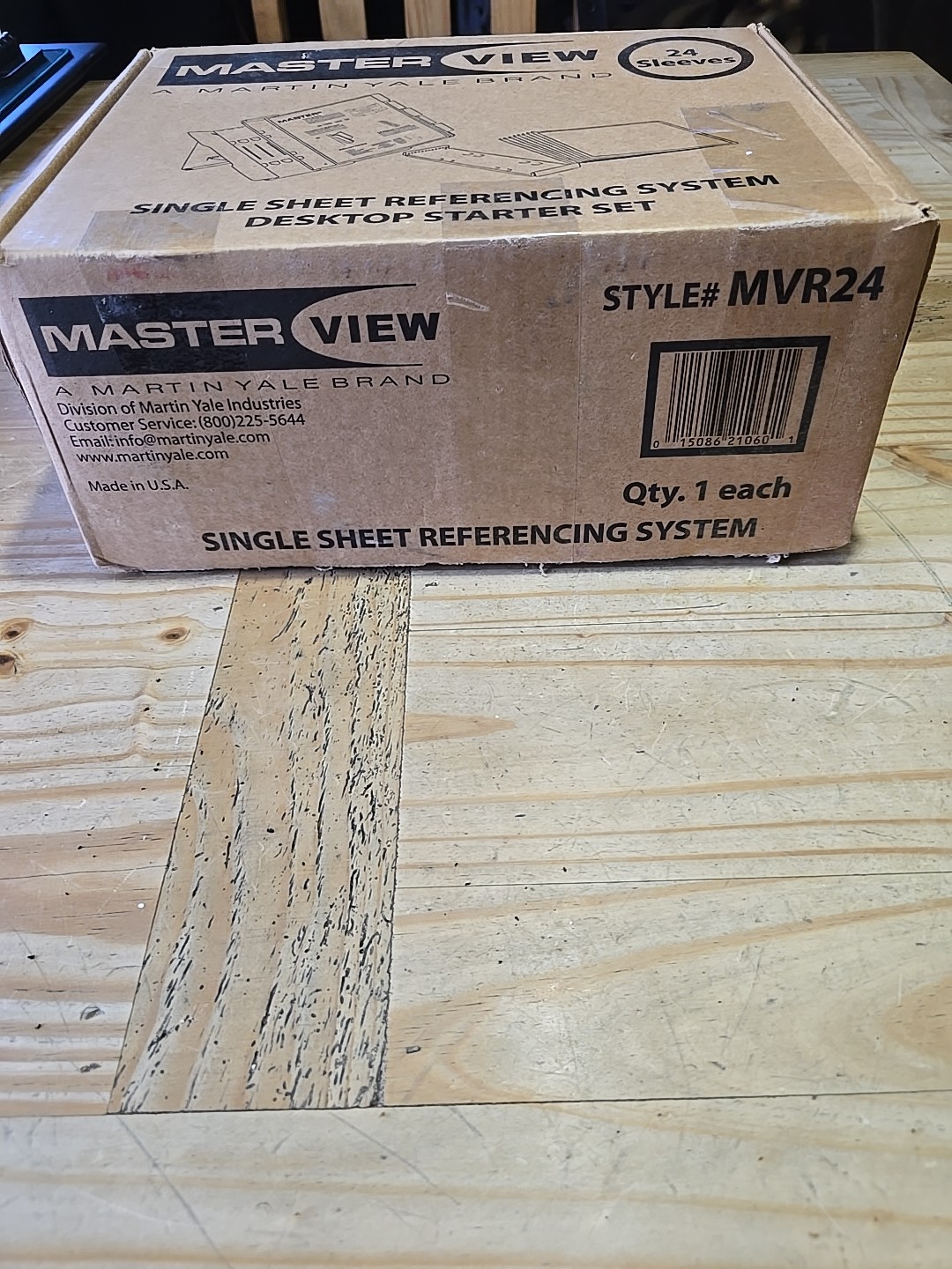 Martin Yale Master View MVR24 Desktop Reference System Starter Set, ​24 Sleeves