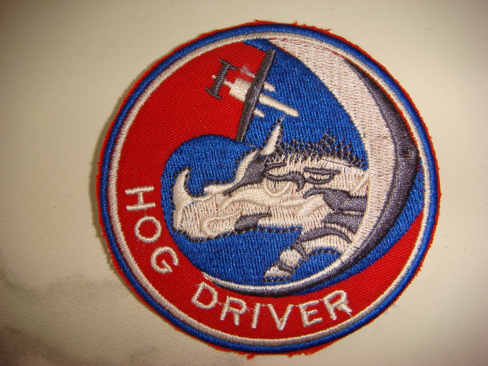 US AIR FORCE 25th FIGHTER SQ HOG DRIVER PATCH