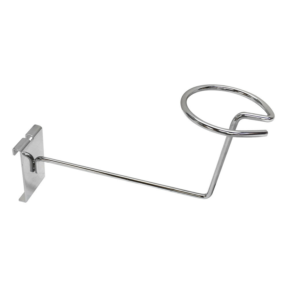 4Pc Chrome Hat Hanger Gridwall Hooks Slat Panels Cap Rack Faceout Retail Display