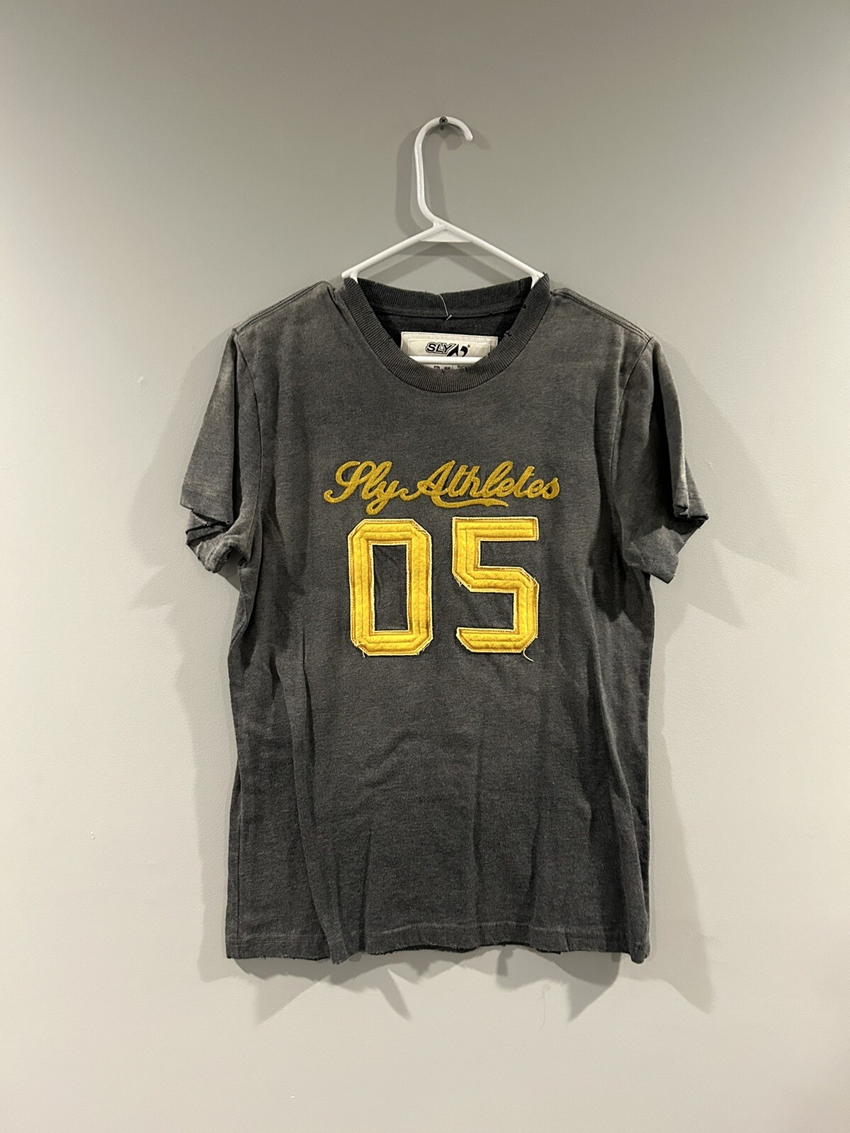 NEW!! Sly Paintball Equipment “Sly Athletes 05” T-Shirt - Grey/Yellow - Large