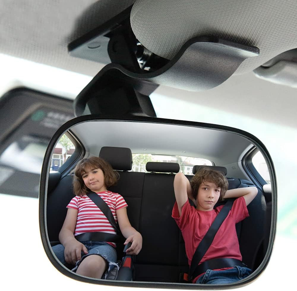 Baby Car Mirror Sun Visor Clip Wide Angle 360° Adjustable Safety View