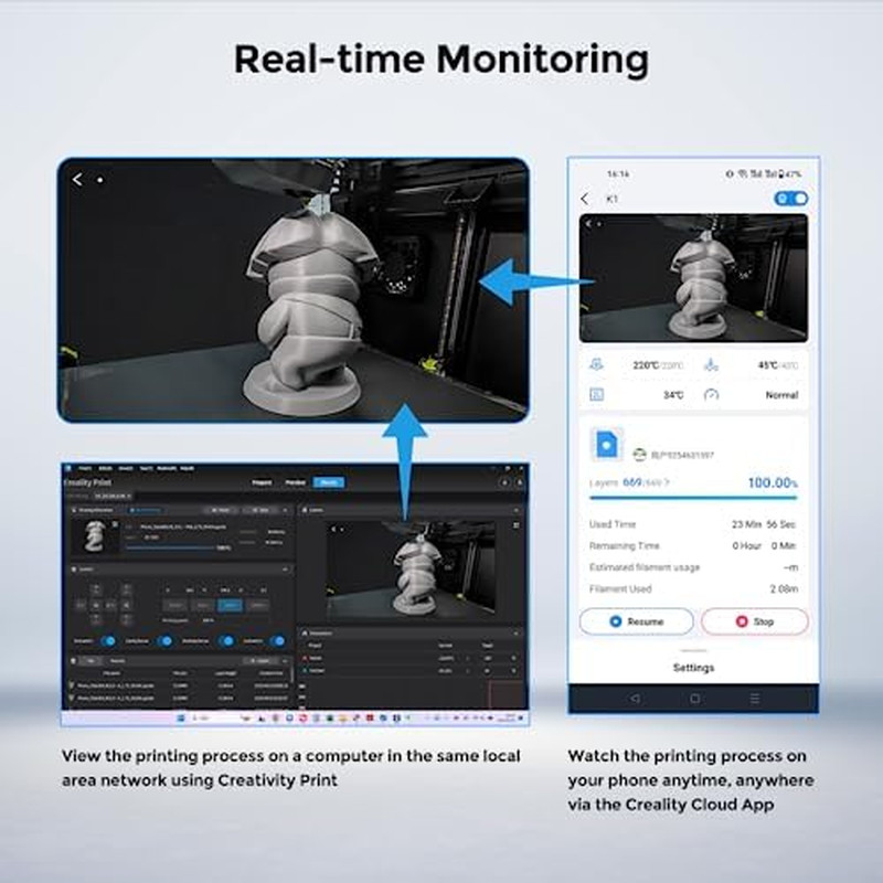 K1 SE Enclosure Bundle K1 AI Camera 1080P HD Camera