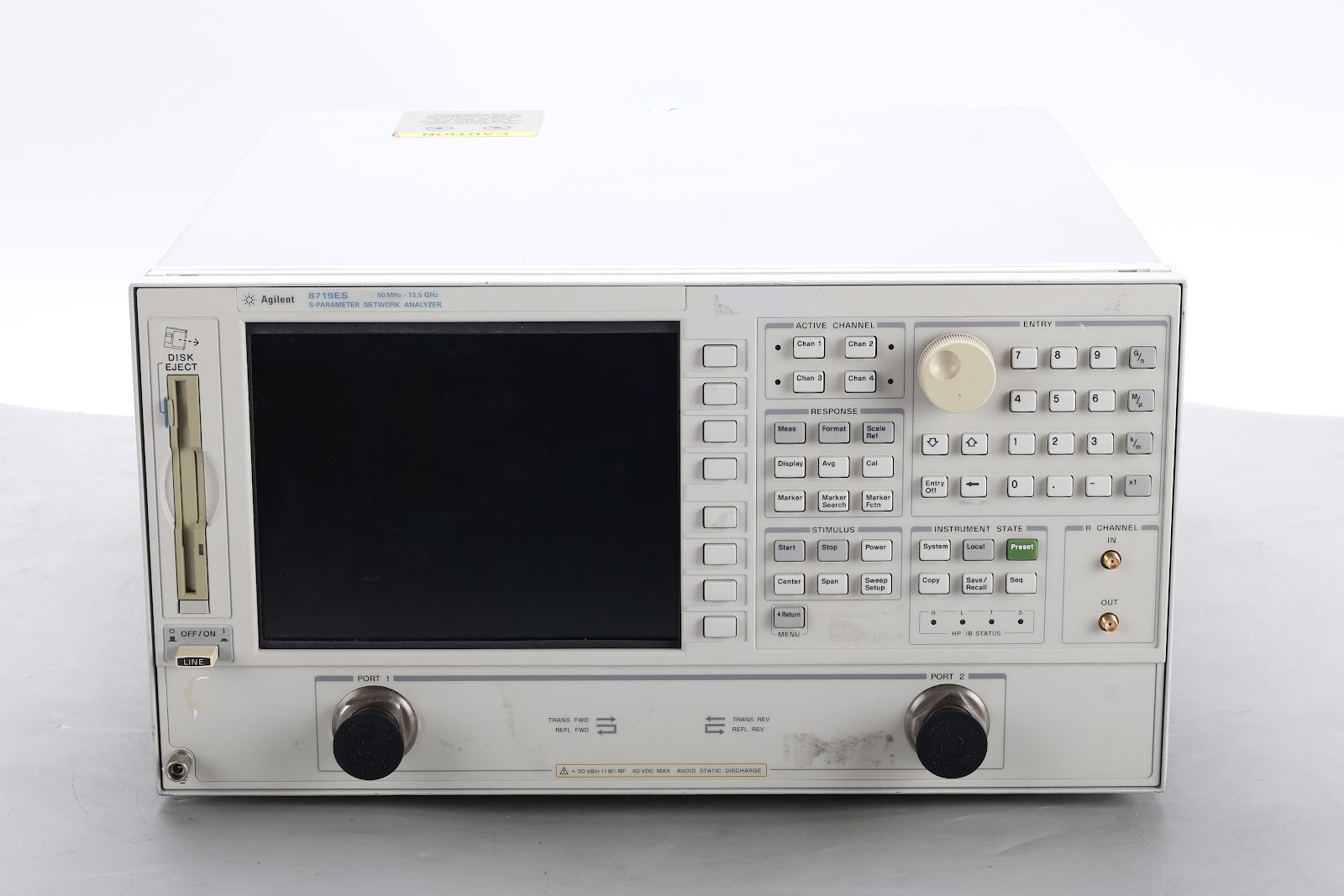 Agilent 8719ES S-Parameter Network Analyzer 50MHz - 13.5GHZ - No Options - AS IS