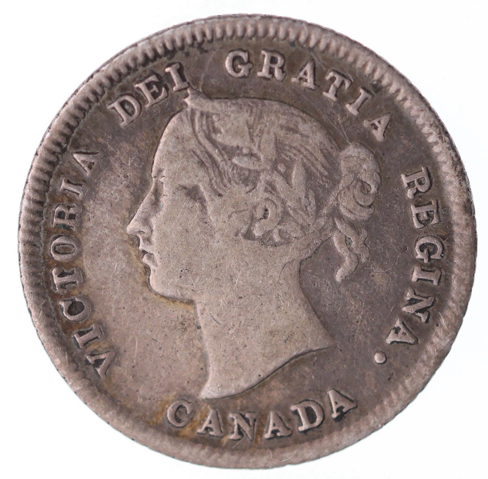 1882H Canada 5 Cents - F/VF - Lot#15645