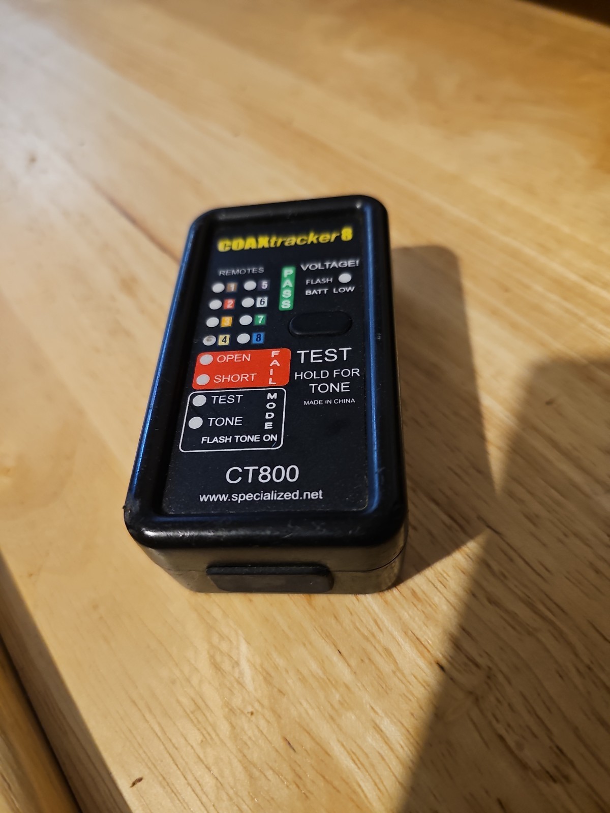 COAXtracker CT800 Coax Mapping Tester, 8 Color/Number-Coded