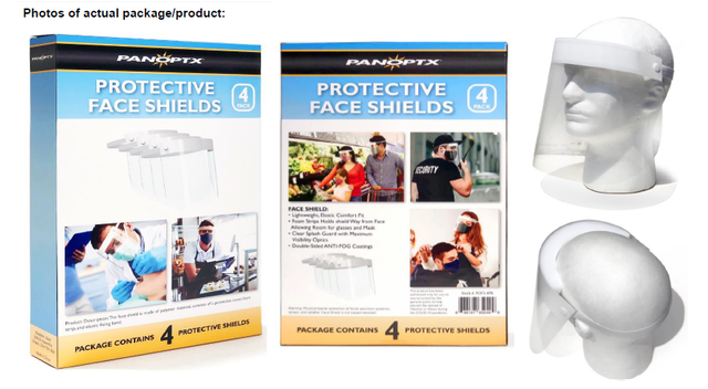 FACE SHIELD REUSABLE PROTECTION MASK COVER INDUSTRY SAFETY ANTI SPLASH--8 Pack