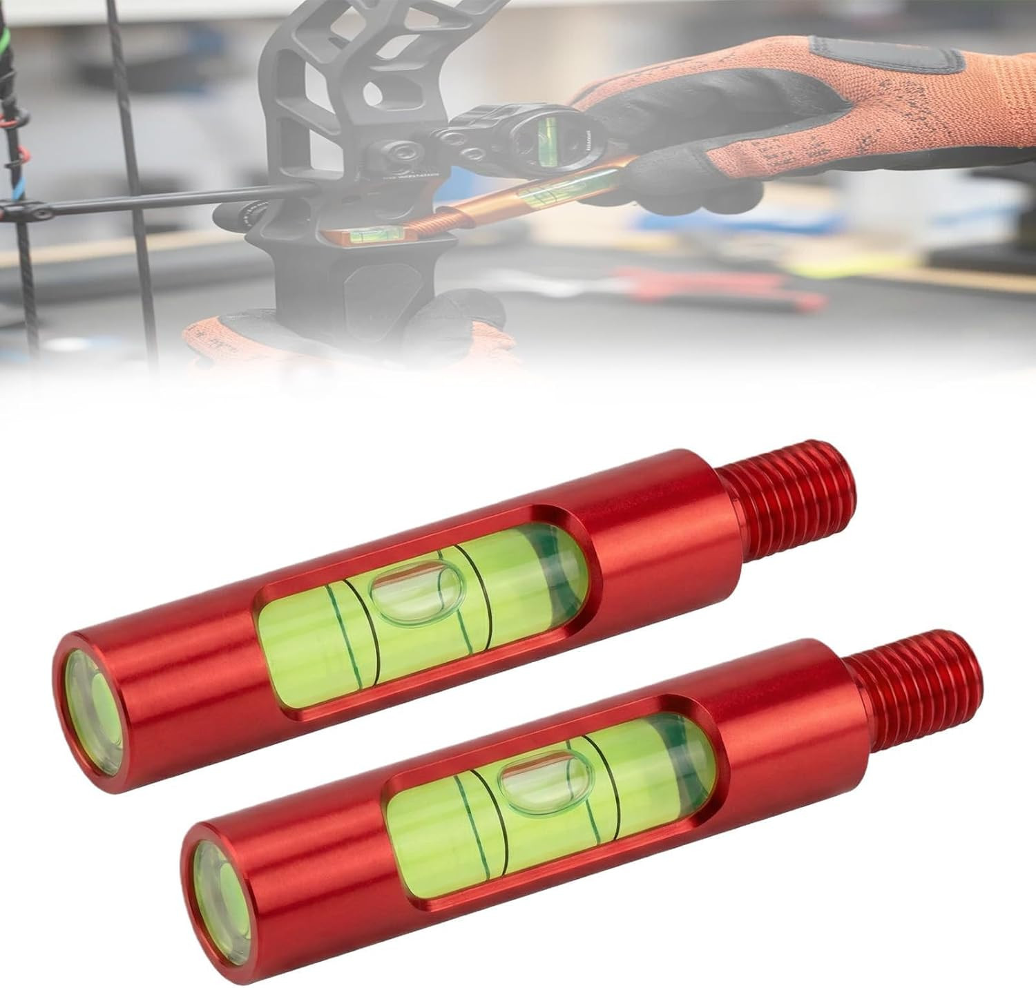 Berger Hole Bow Level 2-Pack – Aluminum Bow Leveling Kit & Archery Tools Bow Acc