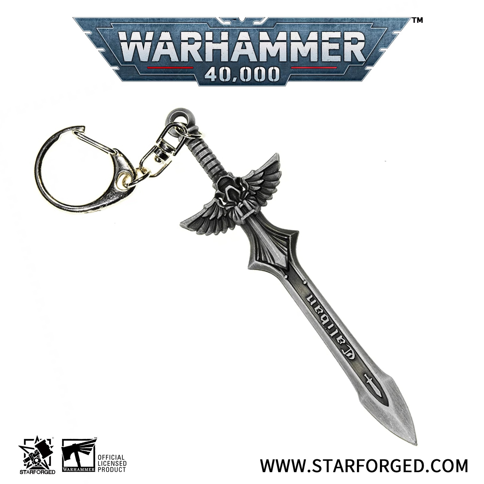Warhammer 40k Sword Of Caliban Car Key Chain Ring Keyring Keychains